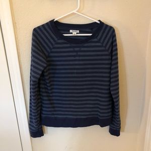 Old Navy Blue Striped Sweatshirt